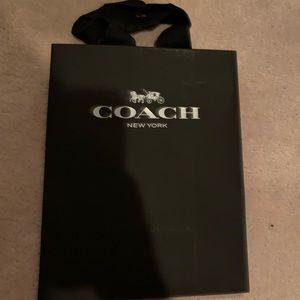 Coach shopping gift bag